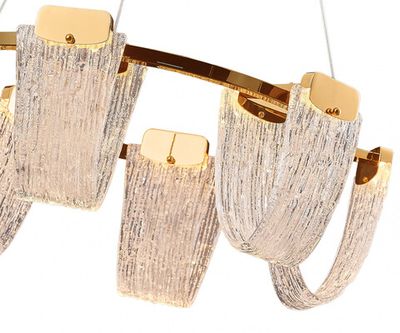 08065-60,36 Люстра Иста латунь d60 h150 Led 6*5W (3000K). ТМ Kink Light
