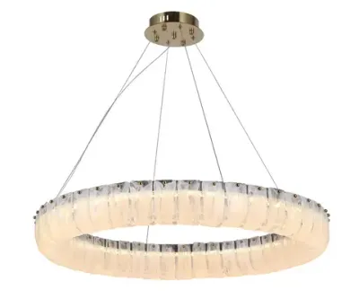 07599-80,36 Люстра Гэлли латунь d80 h150 Led 72W (3000K). ТМ Kink Light