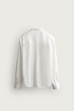 РУБАШКА RELAXED FIT ИЗ СТРУЯЩЕЙСЯ ТКАНИ — ZARA · 3501/826
