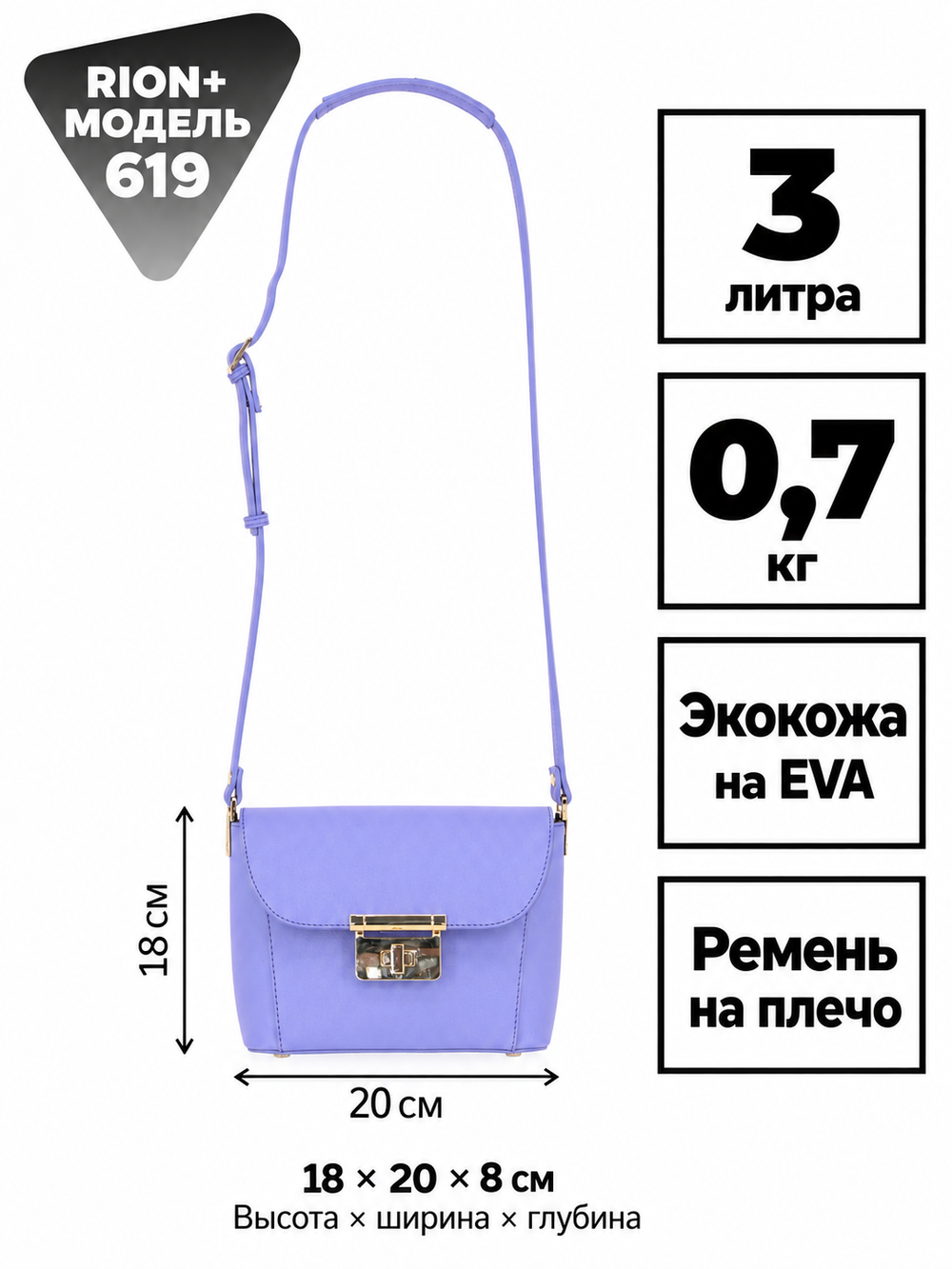 RION+ 619VLT — инфографика