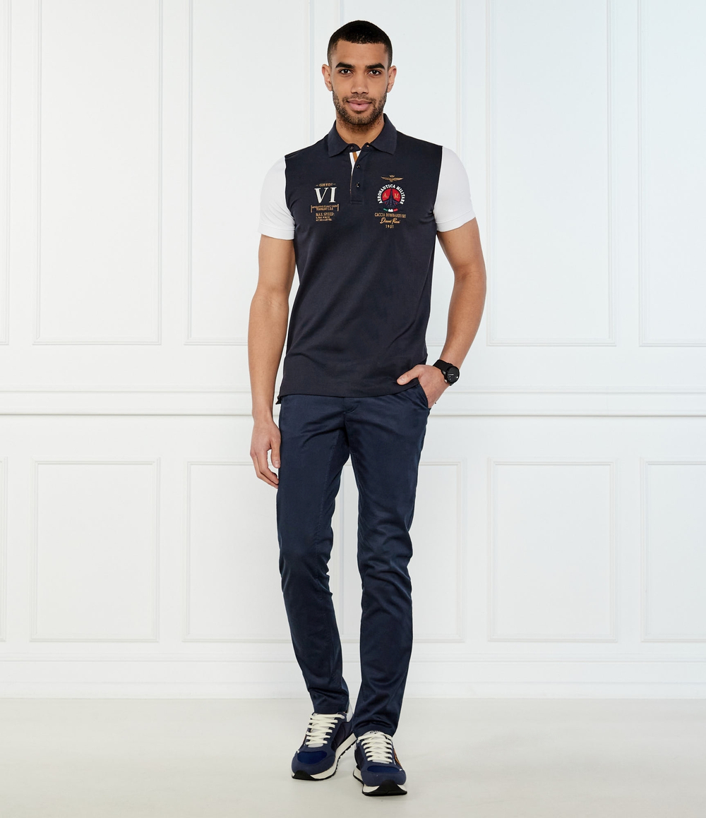 Поло Aeronautica Militare - темно-синий(PO1856P191)