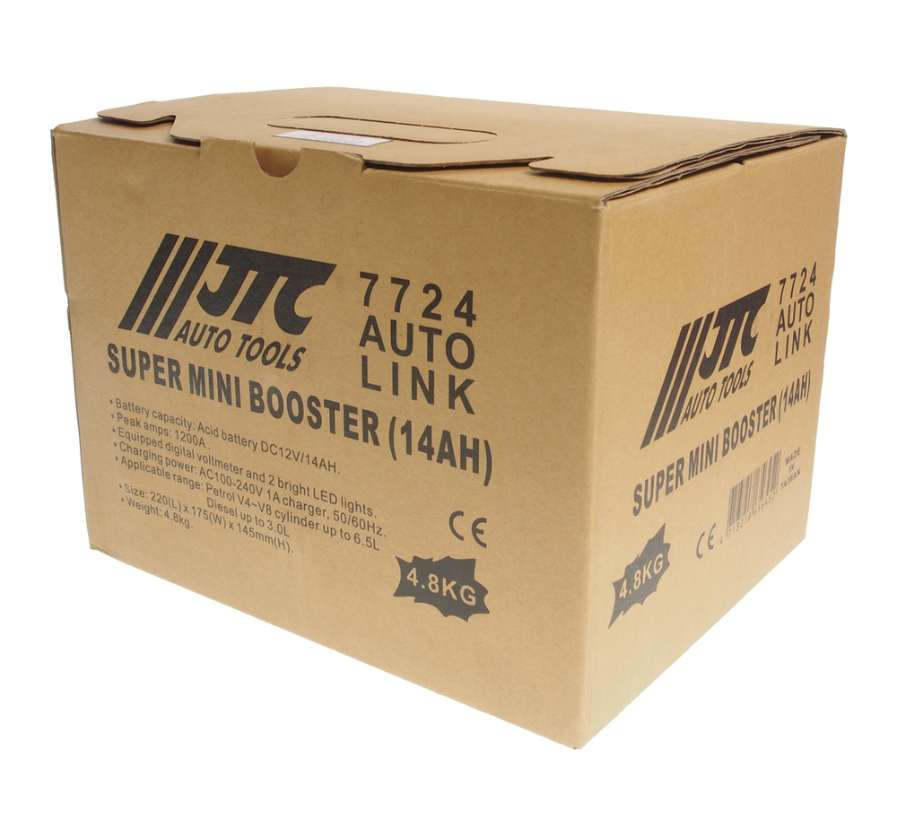 Устройство пусковое 12V 1200А 14000мА/ч мини JTC