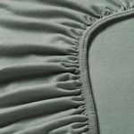 Простыня на резинке IKEA VARVIAL (ВОРВИАЛ), Хаки, 180х200 см