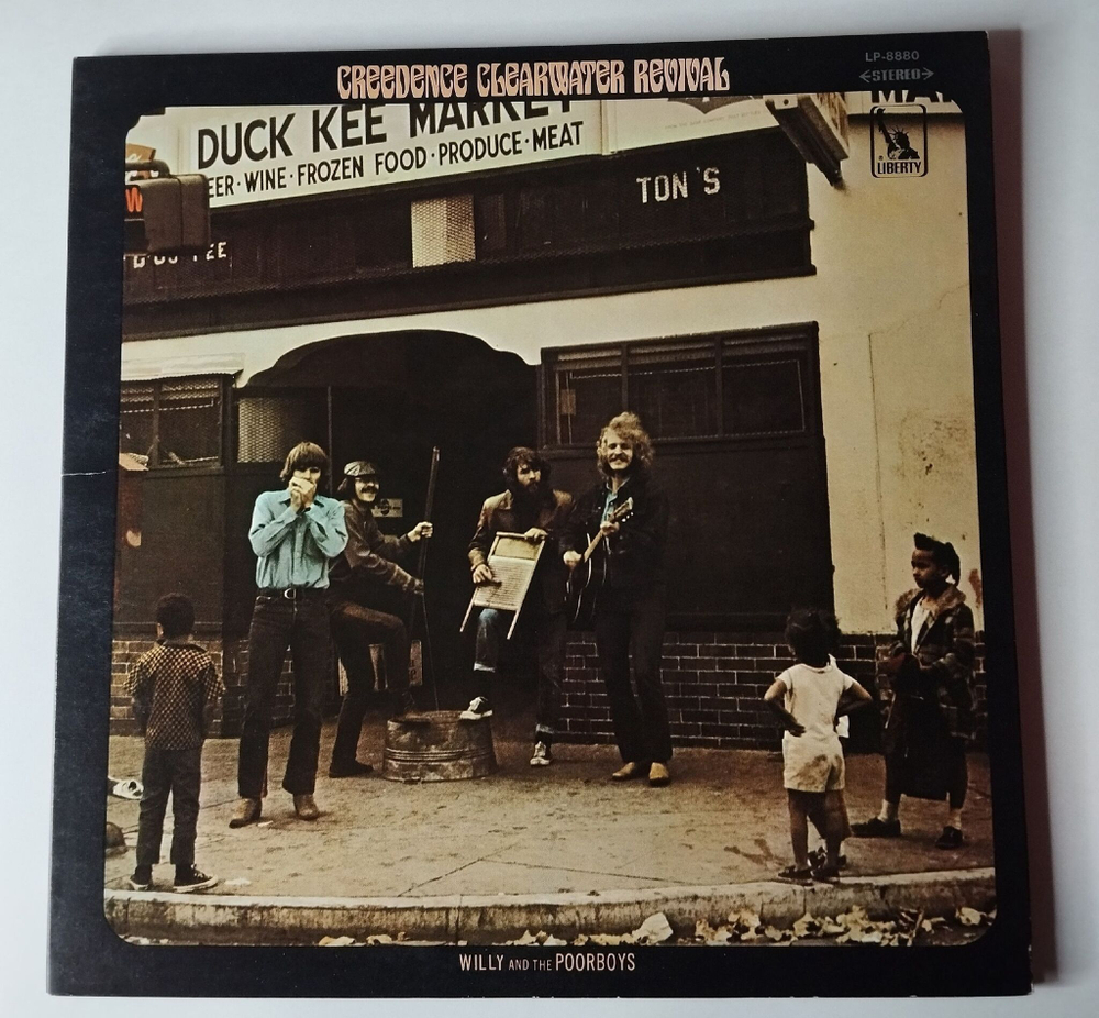 Винтажная виниловая пластинка LP Creedence Clearwater Revival Willy And The Poor Boys (Japan 1969) (No Obi) Fortunate Son