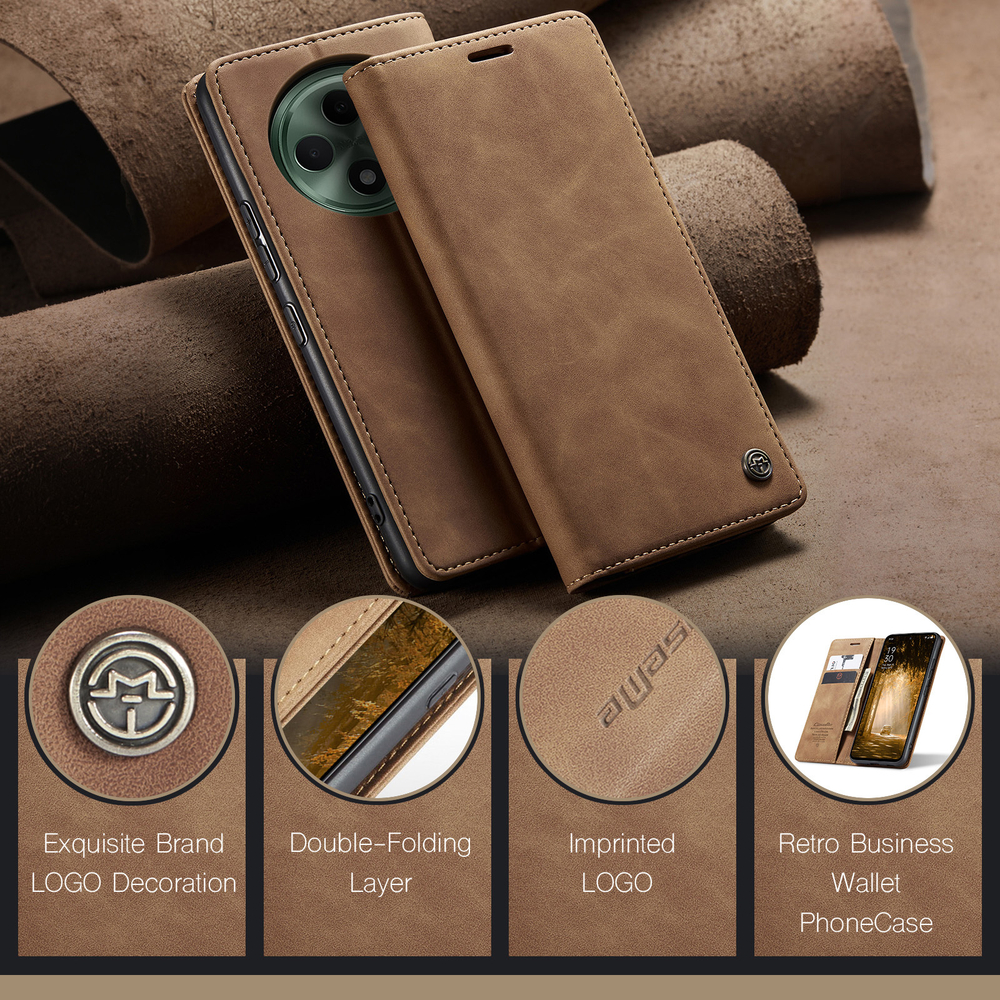 Чехол-книжка CaseMe Matte OPPO Reno 12F/12FS