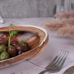 Салатник 365 мл 19*14,5 см h5 см для закусок Pearl Ammonite Shell Frutti di Mare P.L. [1]