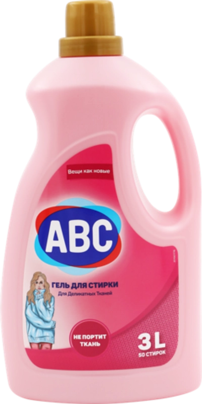 ABC Гель для стирки Для деликатных и шерсти 3л