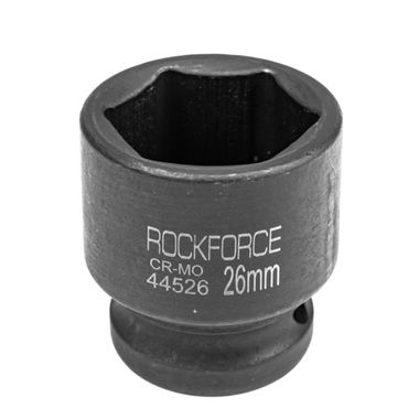 Головка ударная 26мм (6гр.), 1/2'' RockForce##Rock FORCE RF-44526