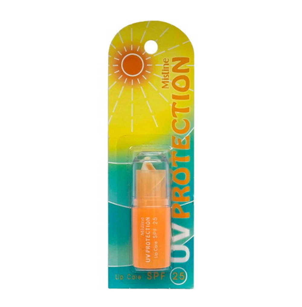Бальзам для губ Питательный  Mistine UV Sun Protection (Orange + Milk) 2,5 гр
