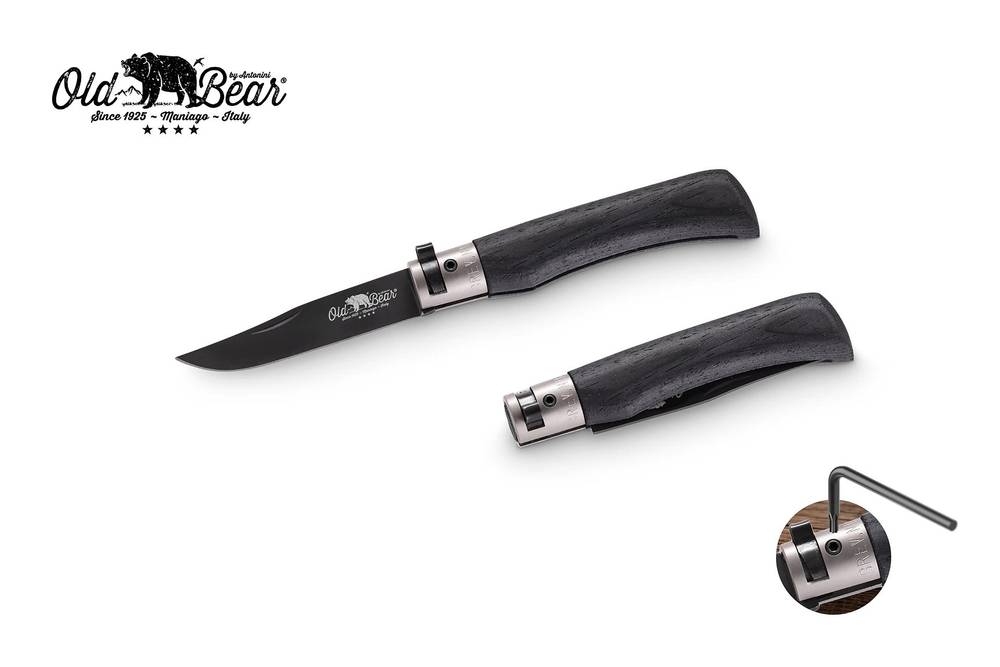 Нож складной Old Bear Total Black M