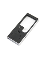 Лупа карманная с подсветкой в мягком чехле30х35мм,15мм (3LED) TH-7007 Magnifier