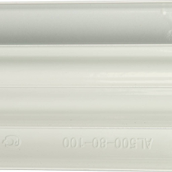 ROMMER AL500-80-80-100  8 секции радиатор алюминиевый (RAL9016)