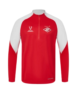 Джемпер ветрозащитный Jögel PREMIER PerFormPROOF Spartak 1/4 Zip Wind Top-K, красный