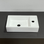 Comforty. Тумба-умывальник "Асти-40" дуб дымчатыйс раковиной Comforty 9140