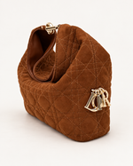 Женская сумка Dior Toujours Hobo — коричневая, 22,5 см