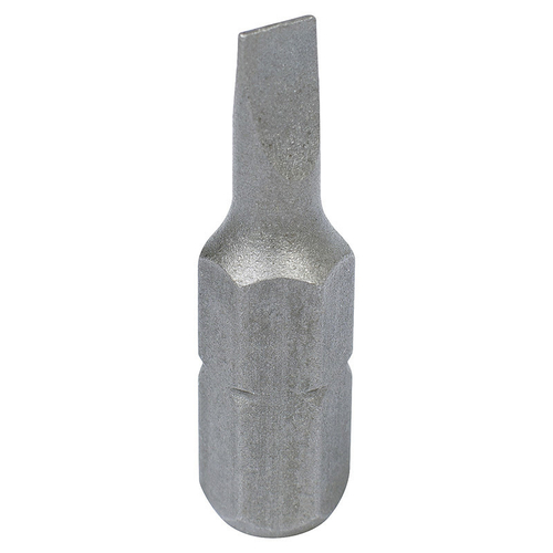 KING TONY (102503S1) Вставка (бита) торцевая 1/4", L = 25 мм, Slotted, SL3.0 х 0.5 мм