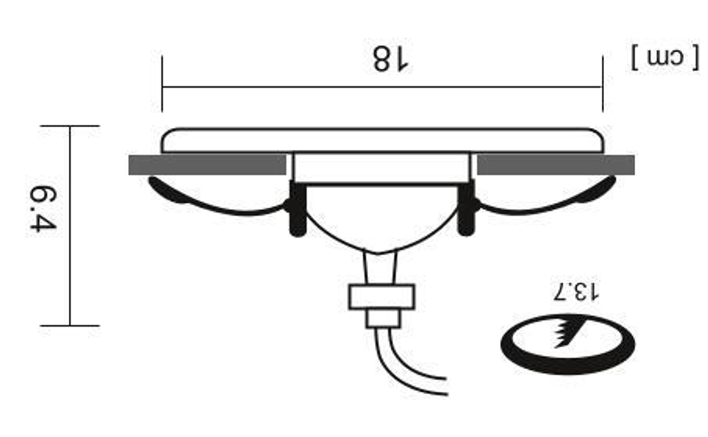 Светильник потолочный Arte Lamp Apus A6664PL-1BK