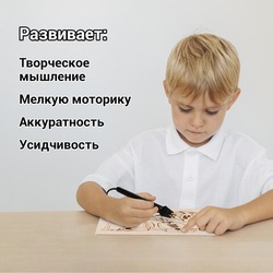 Прибор для выжигания по дереву  "Вязь", регулировка мощности, ш/к 880304