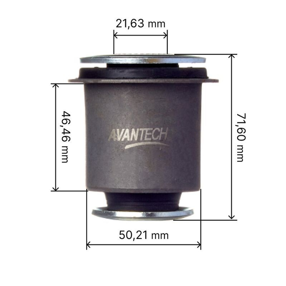 Сайлентблок переднего нижнего рычага передний Avantech ASB4196