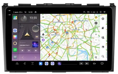 Магнитола для Honda CR-V 2006-2012 - Kuberg OL-9640 QLed+2K, Android 13, Быстрейшая, CarPlay, 4G SIM-слот