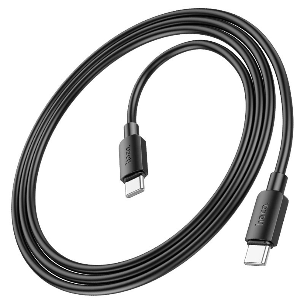 Usb Кабель-зарядка Type-C на Type-C Hoco X96 60W 3A 1м черный