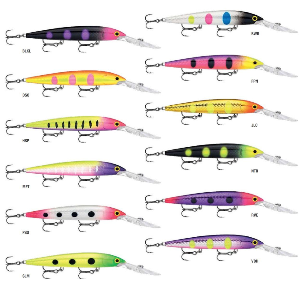 Воблер для рыбалки RAPALA Down Deep Husky Jerk 12, 12см, 15гр, цвет NTR, нейтральный. Товар уцененный