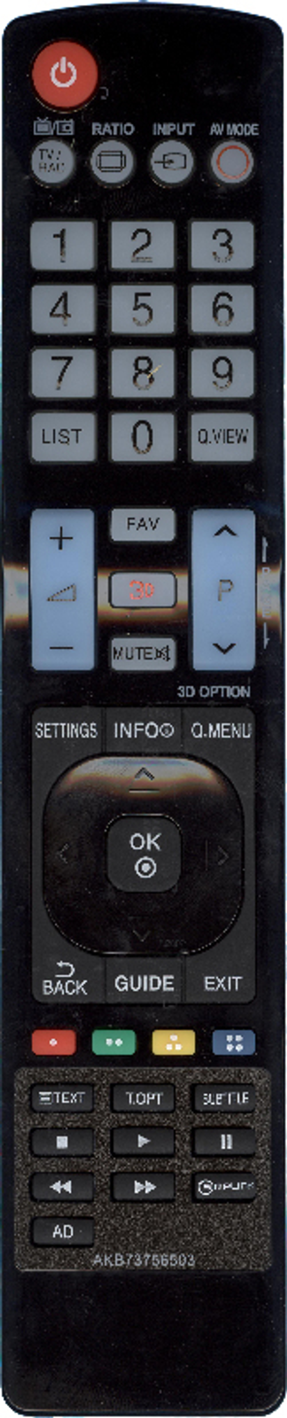 Пульт для LG AKB73756503