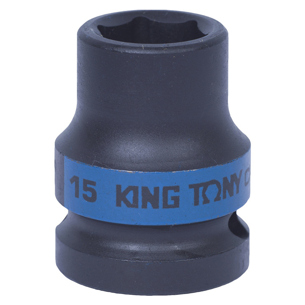 Головка торцевая ударная шестигранная 1/2", 15 мм KING TONY 453515M