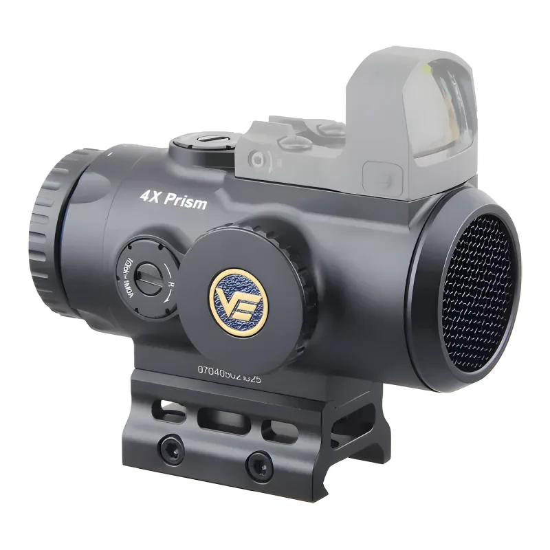 Прицел призматический Vector Optics Paragon 4x24 MICRO (SCPS-M04) - вид три четверти с антибликовой решеткой
