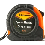 Рулетка Elastica, 5 м х 18 мм, обрезиненный корпус SPARTA 31312