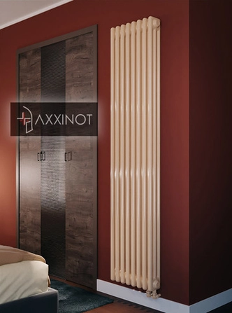 Axxinot Sentir 3190 - трехтрубный трубчатый радиатор высотой 1900 мм, нижнее подключение, палитра RAL