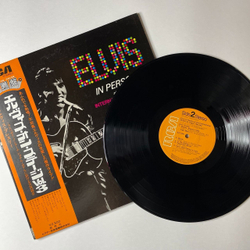 Винтажная виниловая пластинка LP Elvis Presley Элвис Пресли In Person At The International Hotel (Japan 1972) (Obi)