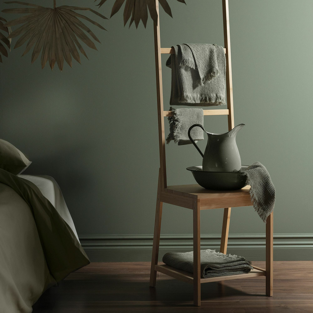 Полотенце IKEA VALLASAN (ВАЛЛАСОН), Хаки, 30х30 см