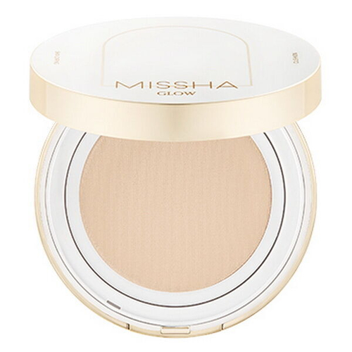 Тональная основа-кушон для лица Missha Glow Cushion Light SPF37 PA+++ #21N Vanilla, 13г