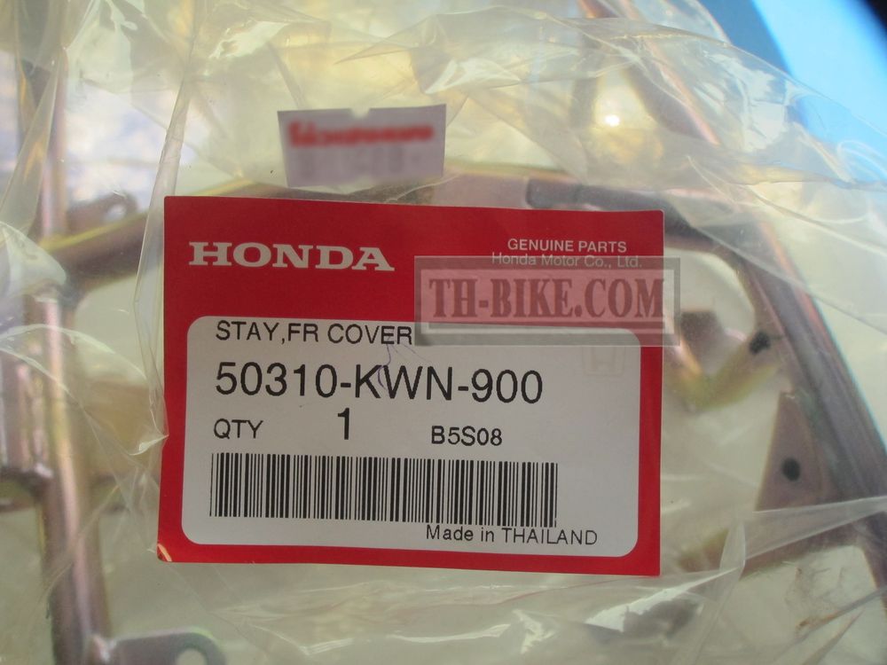 50310-KWN-900. STAY, FR. COVER. Honda PCX