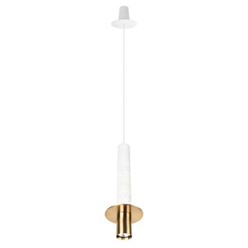 Подвесной светильник 7W 4000K 10361D белый/золото Lava LOFT IT