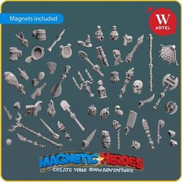 Части для миниатюр Magnetic Heroes: Mega Options Pack