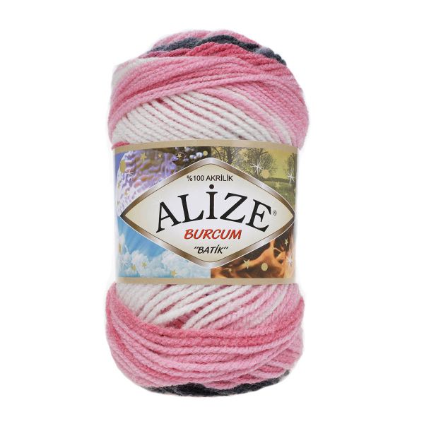 Пряжа Alize (Ализе) Burcum Batik / уп.5 мот. по 100 г, 210м, 1602 A