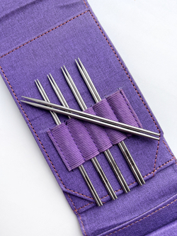 Набор съемных укороченных спиц 9см/9пар Flight Standard Purple Lykke
