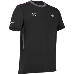 Мужская теннисная футболка Babolat Crew Neck Lebron - black/black