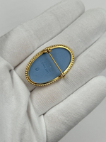 Брошь Wedgwood голубая