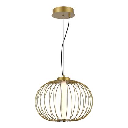 Светильник подвесной ST-Luce Золотистый/Золотистый LED 1*10W SLICE sl6124.203.01