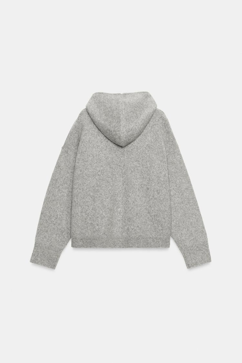ZARA ХУДИ С ШЕРСТЬЮ, СЕРЫЙ