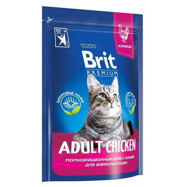 Brit Premium Cat Adult Курица для кошек 2 кг