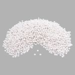 Бусины пластик 6х6х3 мм, 2 отверстия, квадрат, 500 г, 16 белый, Astra&Craft (7739891/7739300) 7429