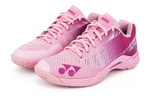 YONEX Power Cushion AERUS Z Textile, Synthetic Leather Low top Badminton Shoes Unisex Pink