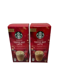 Растворимый кофе Starbucks Toffee Nut Latte, 8шт по 23гр.
