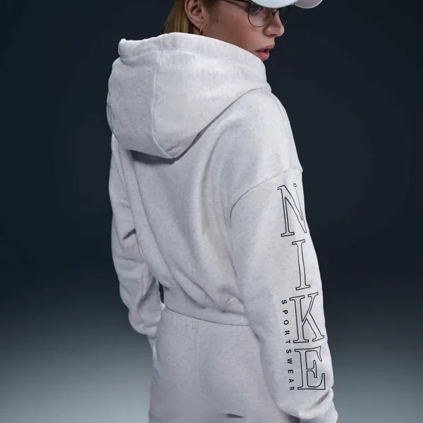 Толстовка женская NIKE W NSW CLUB FLC OS GX CRP HDY