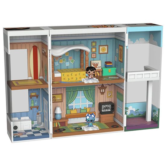 Набор Funko Bitty POP! Bitty Box Disney Lilo & Stitch Lilo's Home +2 Bitty POP! Lilo w/Scrump, Superhero Stitch 85536