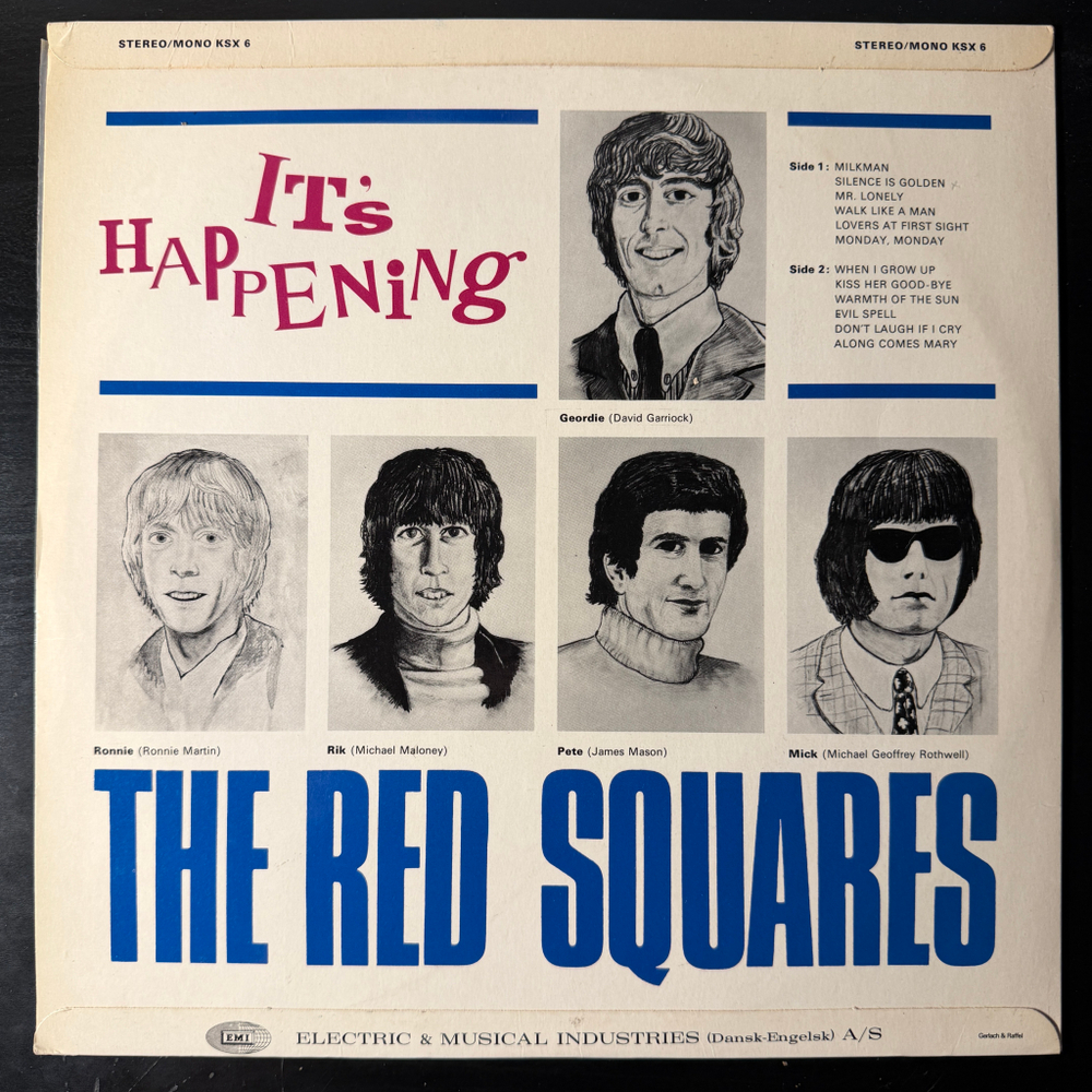 The Red Squares ‎– It's Happening (Дания 1967г.) Т
